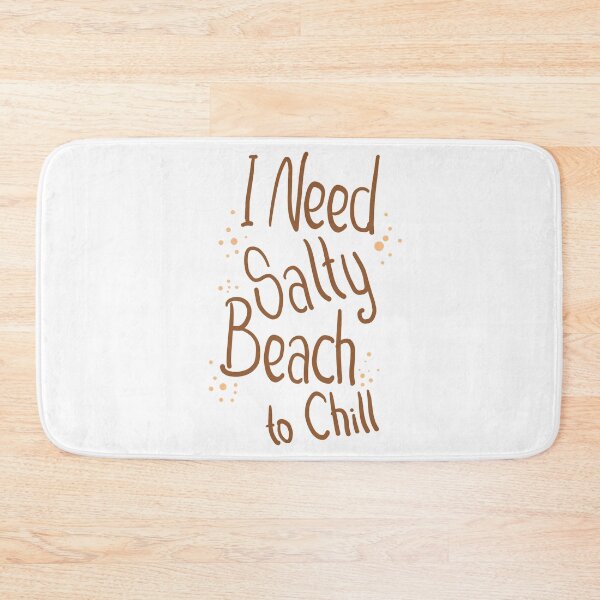 Item preview, I Need Salty Beach to Chill Lettering Design designed and sold by Khotekmei.
