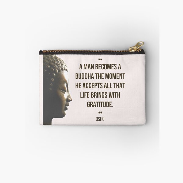 Item preview, Motivational Quote | Osho | A man becomes a Buddha the moment he accepts ... designed and sold by RetComly.