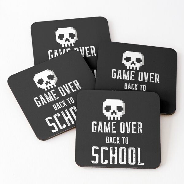 Item preview, Game over back to school - game over, back to school design, back to supplies designed and sold by mr&mrsmalik malik.