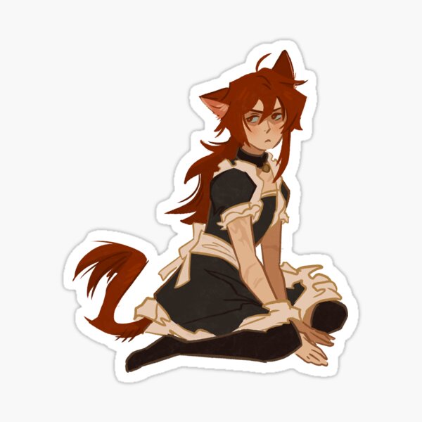 Item preview, catboy diluc ?? designed and sold by makeartandwar.