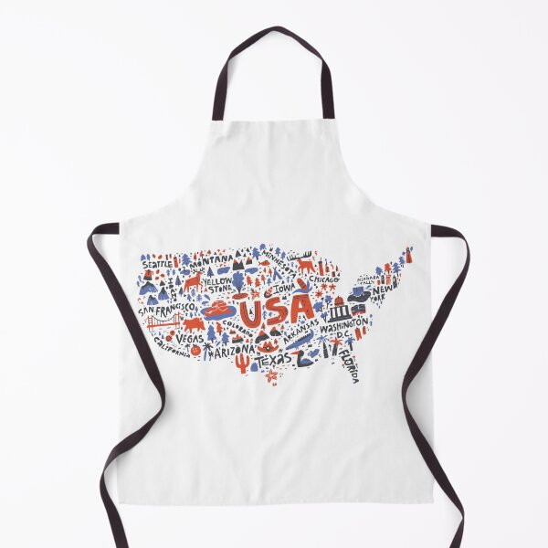 Item preview, USA map hand drawn designed and sold by Pavnud.
