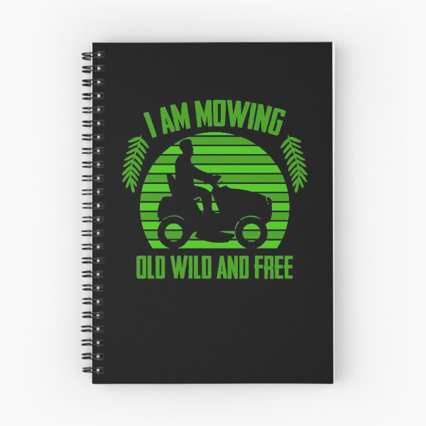 Item preview, I Am Mowing Old Wild And Free Lawn Experts Lawn Mower designed and sold by Nessshirts.