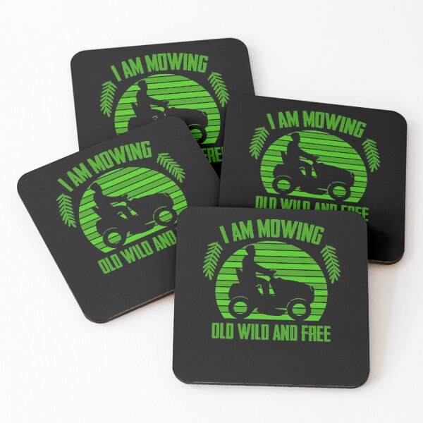 Item preview, I Am Mowing Old Wild And Free Lawn Experts Lawn Mower designed and sold by Nessshirts.