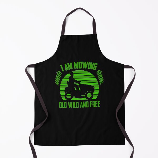 Item preview, I Am Mowing Old Wild And Free Lawn Experts Lawn Mower designed and sold by Nessshirts.