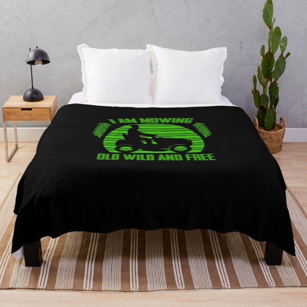 Item preview, I Am Mowing Old Wild And Free Lawn Experts Lawn Mower designed and sold by Nessshirts.