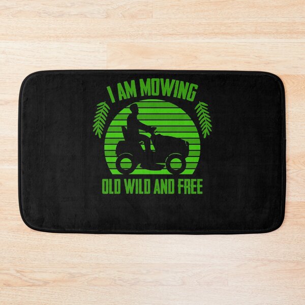 Item preview, I Am Mowing Old Wild And Free Lawn Experts Lawn Mower designed and sold by Nessshirts.