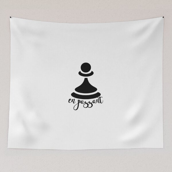 Item preview, EN PASSANT ▶ ️ THINKING IN BLACK AND WHITE designed and sold by KHAOTICSHOP.