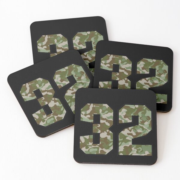 Item preview, Army Camouflage Number Thirty-Two Soldiers Lucky Number 32 designed and sold by Urosek.