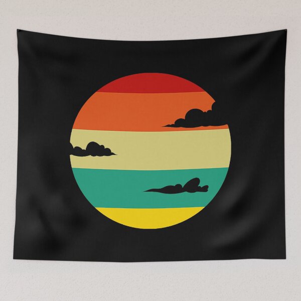 Item preview, Clouds Retro Sunset  designed and sold by Ceboqea72.