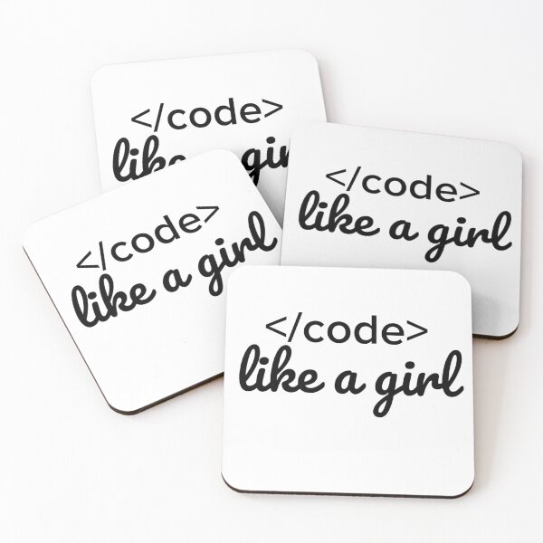 Item preview, Code like a girl. designed and sold by Westorm.
