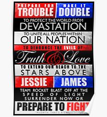 Pokemon - Team Rocket Motto Poster