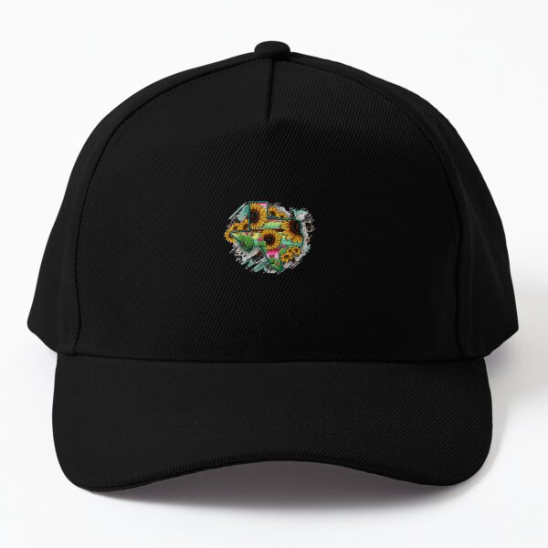 Sunflowers Western Leopard Serape Texas Mom Baseball Cap