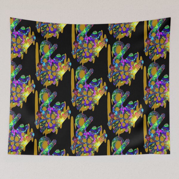 Item preview, Wacky Weird Colorful Abstract Art, nr 4, Bold Vibrant Abstraction, graphic psychedelic abstract art, designed and sold by eholycross.