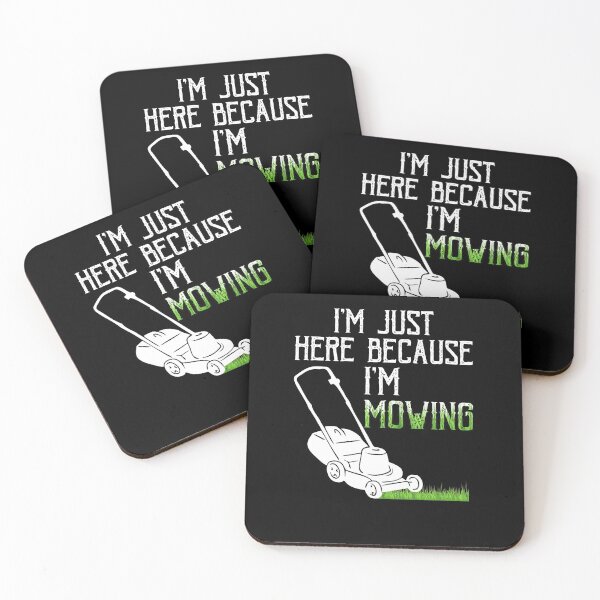 Item preview, I'm Just Here Because I'm Mowing Passionate Gardener Mower designed and sold by Nessshirts.