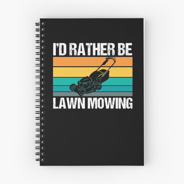 Item preview, I'd Rather Be Lawn Mowing Mowologist Mowing Tractor designed and sold by Nessshirts.