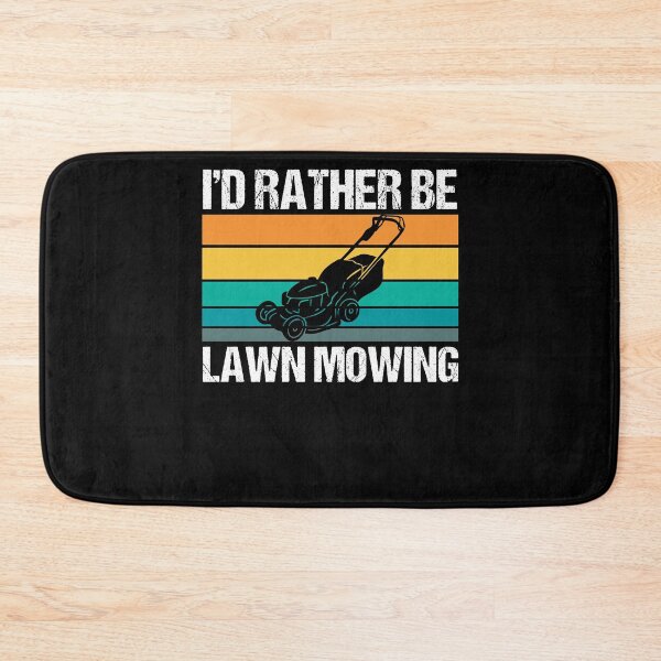 Item preview, I'd Rather Be Lawn Mowing Mowologist Mowing Tractor designed and sold by Nessshirts.