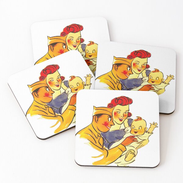Item preview, Milkman's Son 1940s Family Picture Army Baby designed and sold by Kathryn Creates.