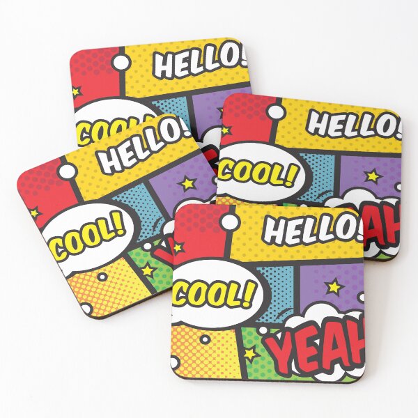 Item preview, Comic, pop art style page wtih funny speech bubbles designed and sold by GennyBunny.