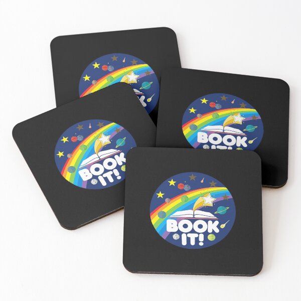 Item preview, Book It  80s Retro Reading Library Challenge Award  designed and sold by TaiSump.
