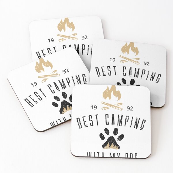Item preview, Best Camping With My Dog, Gift For Camp Lovers designed and sold by -DEEWOLF-.