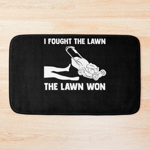 Item preview, I Fought The Lawn The Lawn Won Mower Mowing Tractor designed and sold by Nessshirts.