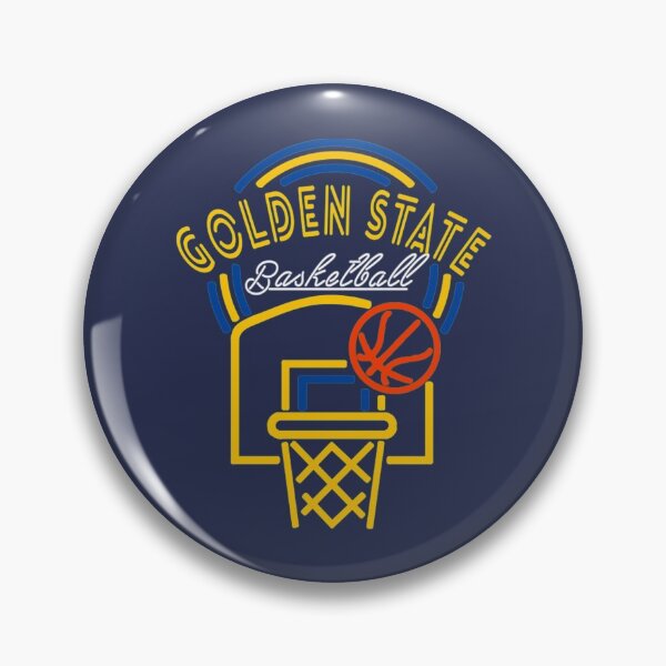 Item preview, Neon Golden State Basketball designed and sold by razgrafik.