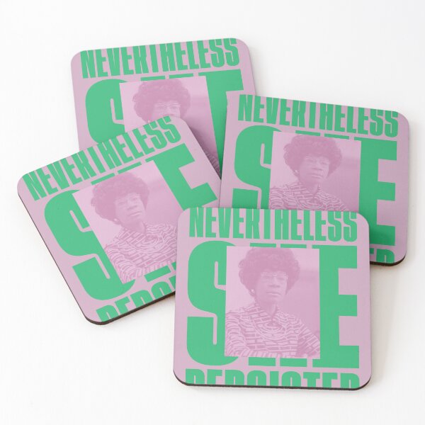 Item preview, Nevertheless She Persisted - Shirley Anita Chisholm Feminist Quote  designed and sold by PosterpartyCo.