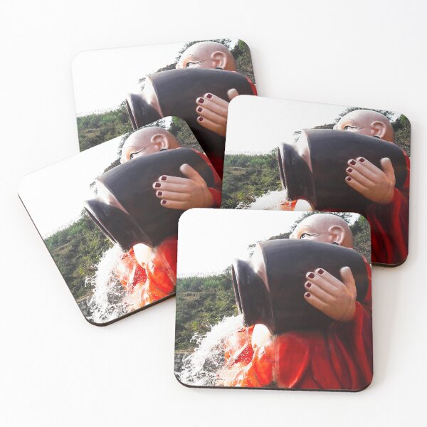 Item preview, Laughing Buddha- budai or Japanese shinto artprint  designed and sold by Tanuja  Sharma.