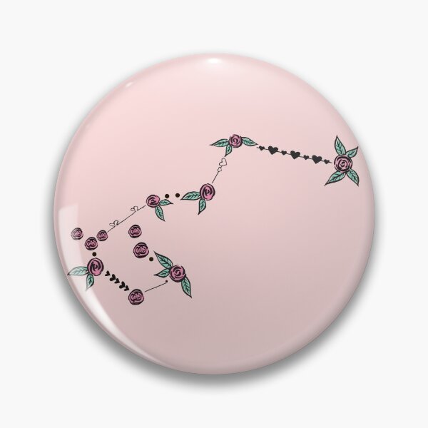 Item preview, Carina (Keel) Constellation Roses and Hearts Doodle designed and sold by EndlessDoodles.