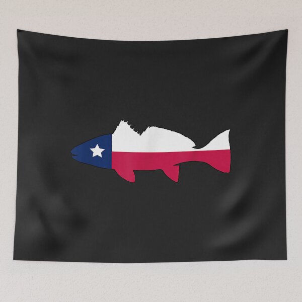 Item preview, Texas Redfish Fishing Texas Red Drum Fishing Texas Flag designed and sold by anitaruthp.