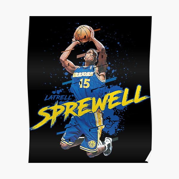 Golden State Warriors Latrell Sprewell Framed 11x14 Photo