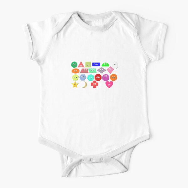 What Shape Is It? - The Kids' Picture Show Short Sleeve Baby One-Piece