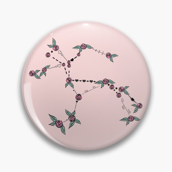 Item preview, Centaurus Constellation Roses and Hearts Doodle designed and sold by EndlessDoodles.