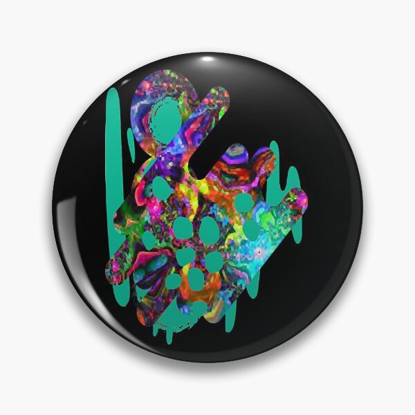 Item preview, Wacky Weird Colorful Abstract Art, Bold Vibrant Abstraction, graphic psychedelic abstract art, tripp designed and sold by eholycross.
