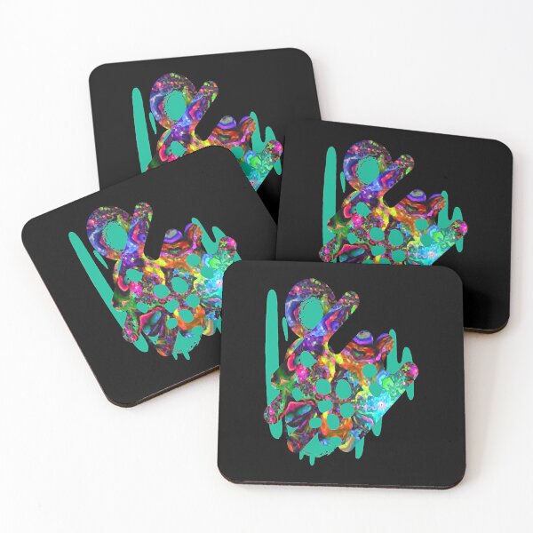 Item preview, Wacky Weird Colorful Abstract Art, Bold Vibrant Abstraction, graphic psychedelic abstract art, tripp designed and sold by eholycross.