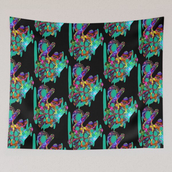 Item preview, Wacky Weird Colorful Abstract Art, Bold Vibrant Abstraction, graphic psychedelic abstract art, tripp designed and sold by eholycross.