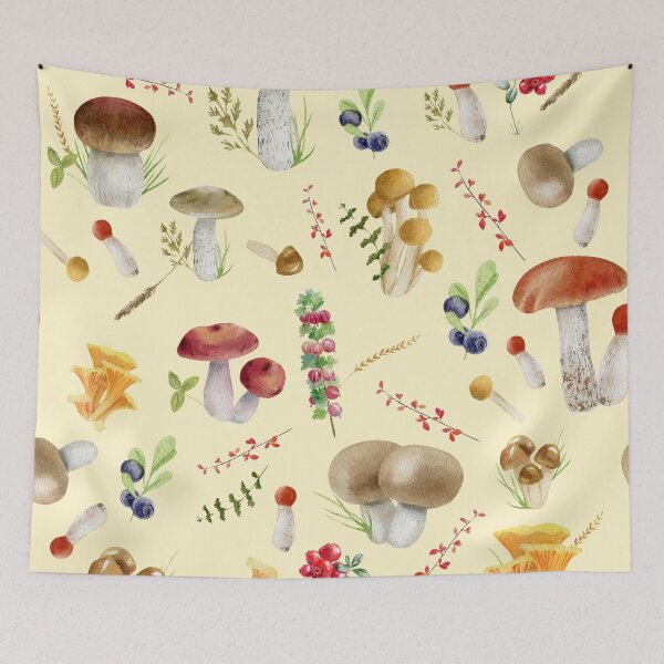 Item preview, Mushroom And Friends Hanging Out In Autumn , I Love Fall designed and sold by MJDezigns.