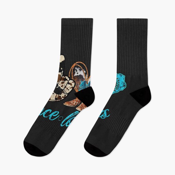 Item preview, Turquoise Cowboy Boots Bull Skull Peace Love Texas Cowgirl designed and sold by anitaruthp.