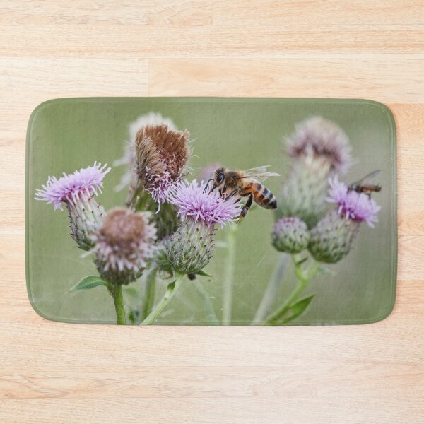 Item preview, Creeping thistle and a bee designed and sold by Jouko Lehto Photography.