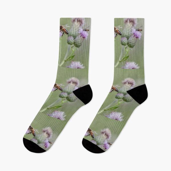 Item preview, Creeping thistle and a bee designed and sold by Jouko Lehto Photography.