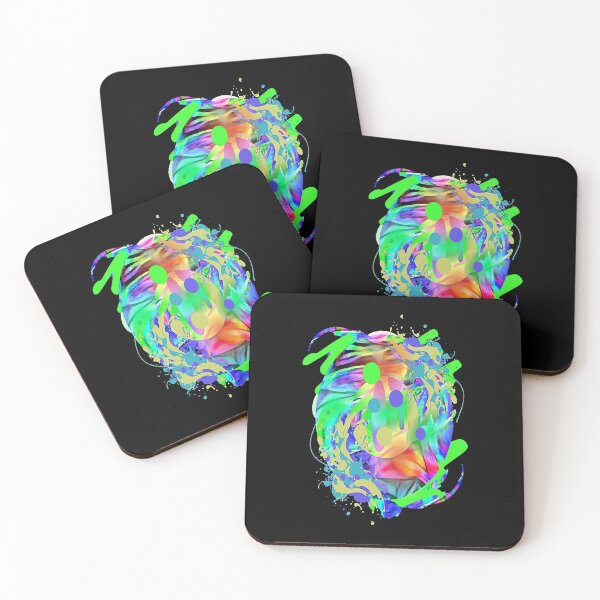 Item preview, Wacky Trippy Psychedelic Colorful Abstraction, NR 4, Bold Vibrant Abstraction, graphic psychedelic a designed and sold by eholycross.
