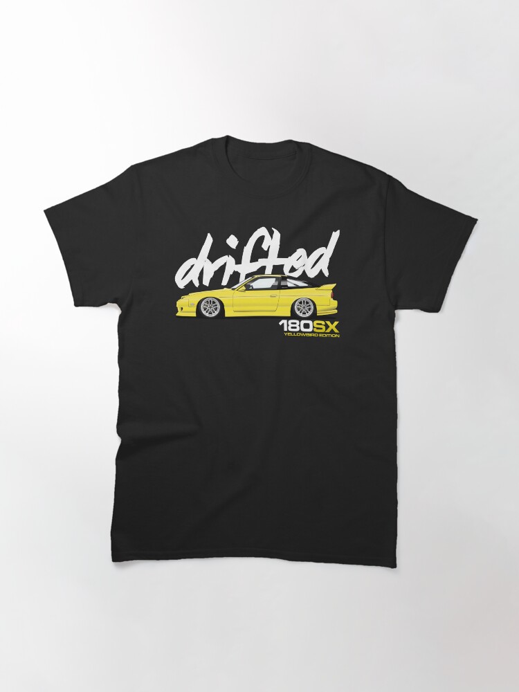 Thumbnail 3 of 7, Classic T-Shirt, Drifted 180sx Tee - Yellowbird Edition by Drifted designed and sold by driftedshop.