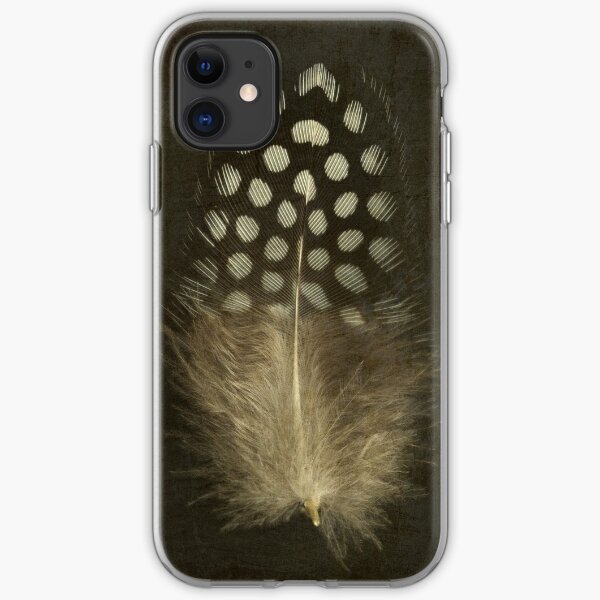 Guinea Fowl Feather iPhone Soft Case