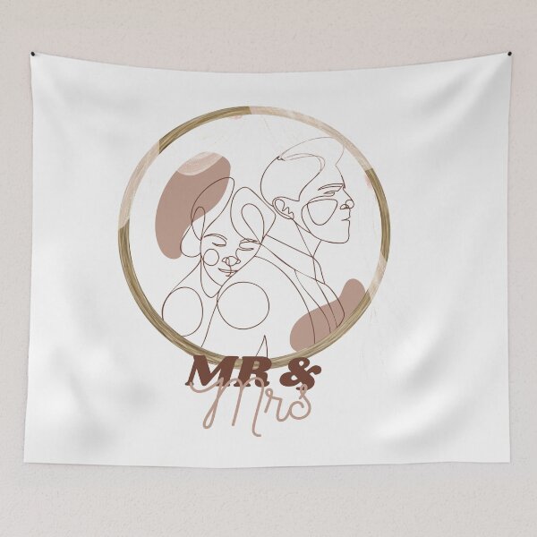 Item preview, Mr & Mrs lineart designed and sold by craftduck.