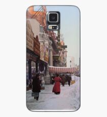 Piles of snow on Broadway, after storm, New York, ca 1905 Colorized Case/Skin for Samsung Galaxy