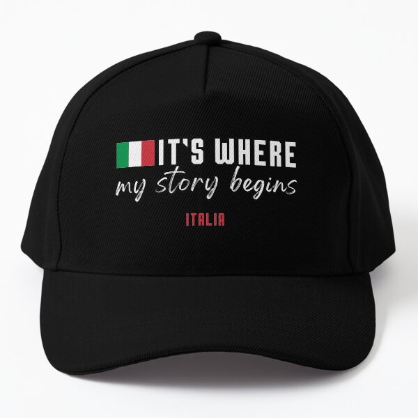 Where my story begins, Italia Baseball Cap