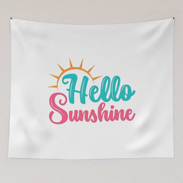 Item preview, Hello Sunshine, Hello Sunshine Design. Hello Sunshine Kids Hand Drawn designed and sold by graphic-genie.