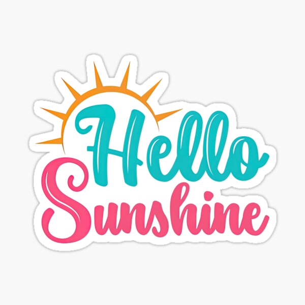 Hello Sunshine Motivational Stickers, 54 Stickers - CD-168268