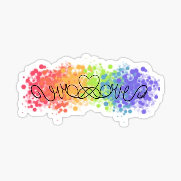 Lieb wen du willst <3 Sticker