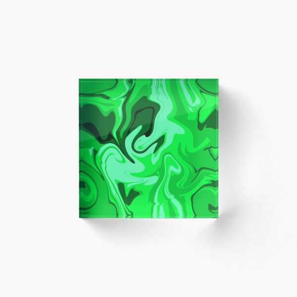 Item preview, Monochrome  Green Swirl Pattern designed and sold by SpaceCvse.